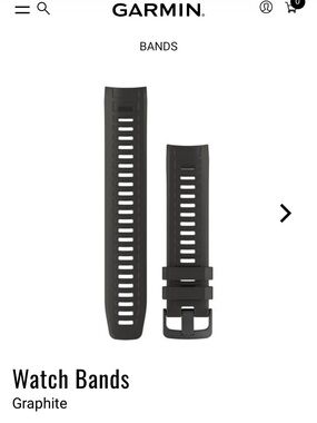 Garmin “Instinct” graphite Watch Band